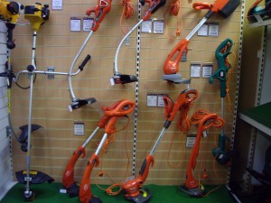 Just a small selection of strimmers on the market
