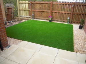 Artificial turf can avoid the problem of grass for shade altogether