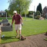 Laying Turf on a new Lawn