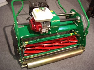 A typical cylinder lawn mower